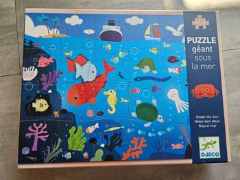 Puzzle géant djeco sous la mer