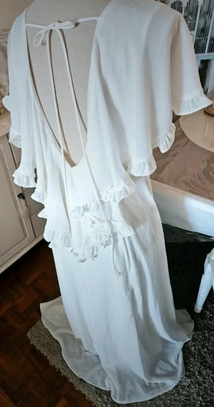 Robe bohème chic ou robe de mariée Blooshop Taille M/L Neuve - photo numéro 2