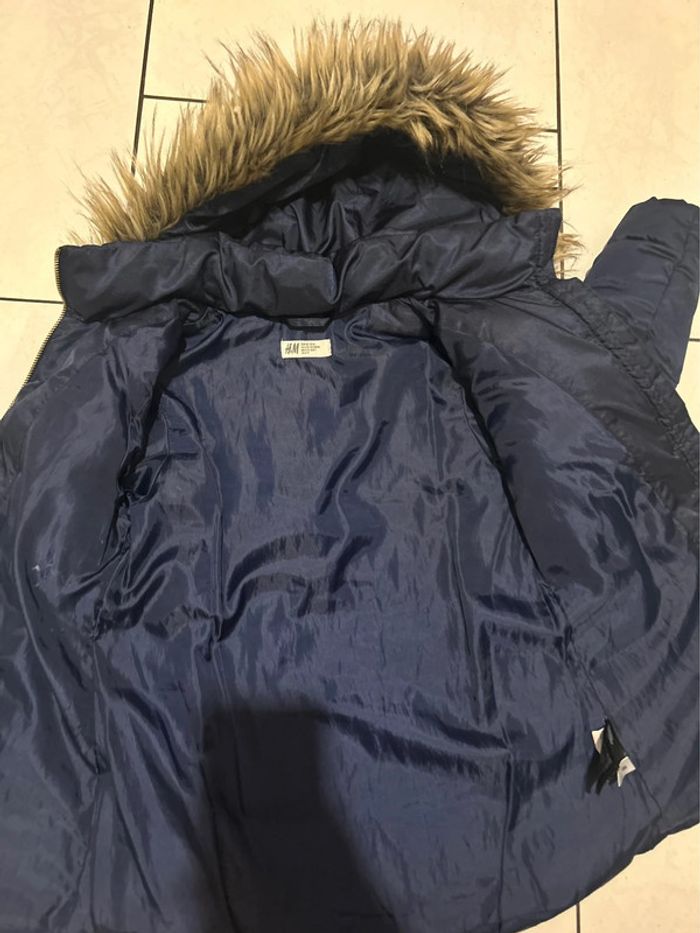 Doudoune bleu h&m fille - photo numéro 4
