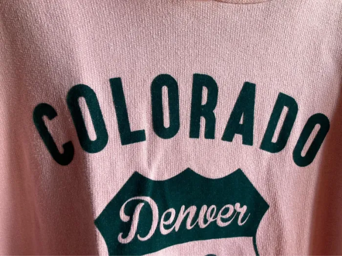 Superbe sweat-shirt capuche hoodie Denver Colorado USA jamais porté - photo numéro 2