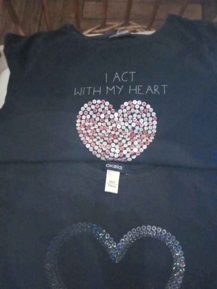 Tee shirt manches longues fille - photo numéro 2