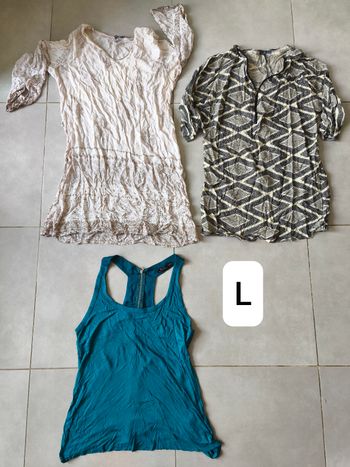 Lot vêtements femme taille L