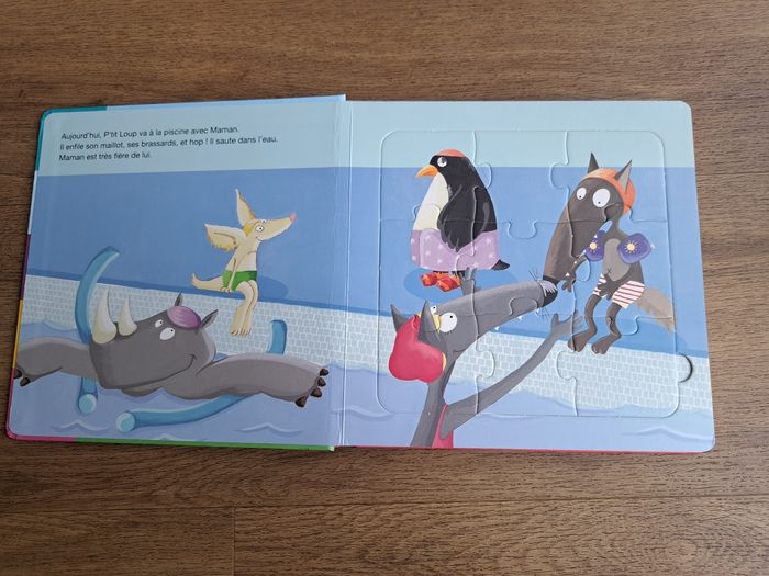 Livre puzzle le petit loup - photo numéro 2