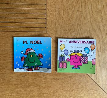 2 livres Monsieur Madame