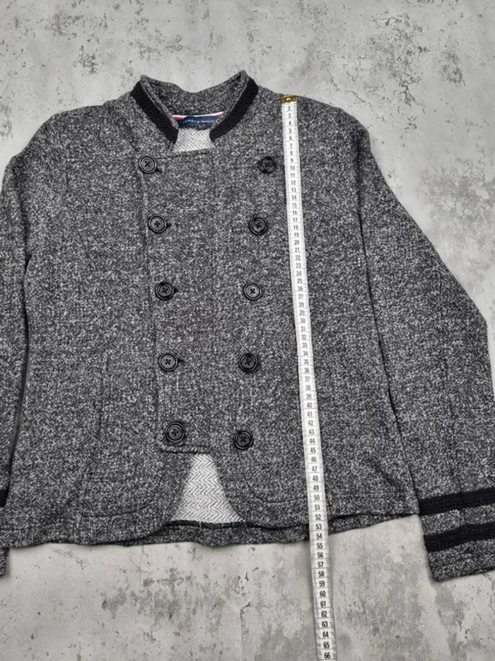 Veste Tommy Hilfiger grise – Taille S/36 Femmes - photo numéro 9
