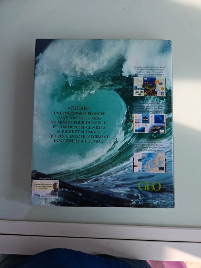 Livre très grand format sur l ocean - photo numéro 2
