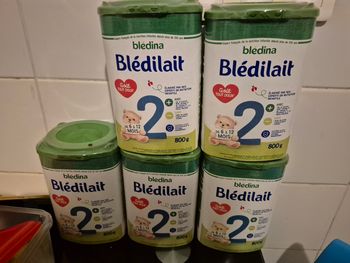 5 boîte de bledilait 2e age 
