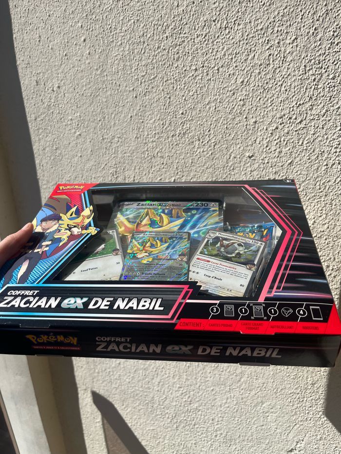 coffret pokémon zacian ex de nabil - photo numéro 2