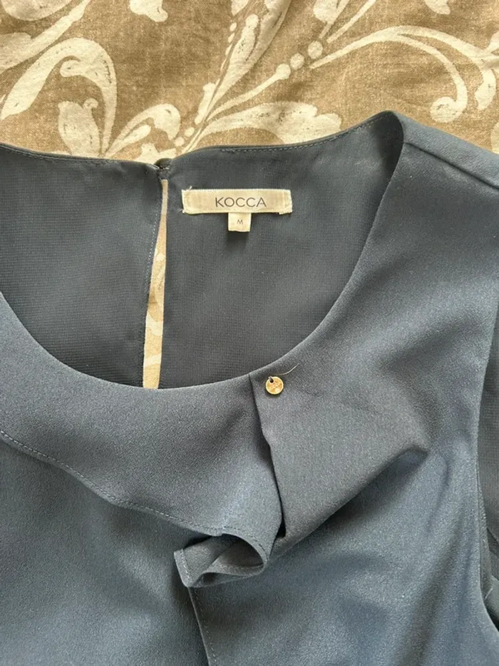 Robe bleu marine kocca tailleM - photo numéro 4