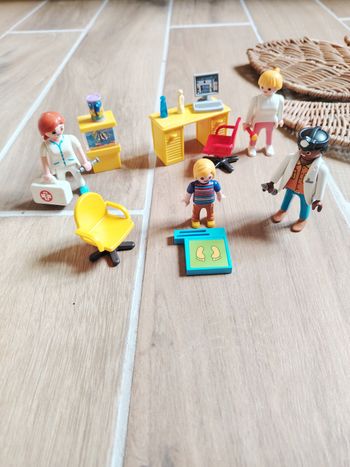 🏥Playmobil lot de figurines personnages rendez vous chez le médecin/ pédiatre