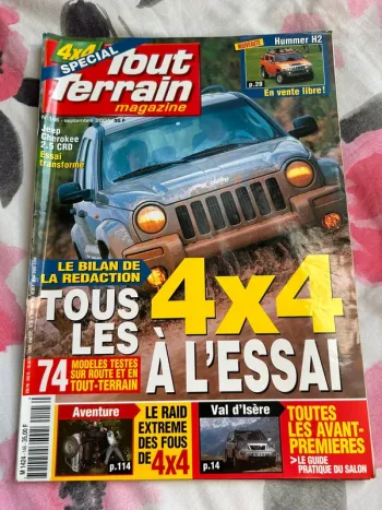 Ancien magazine 4x4 tout terrain spécial