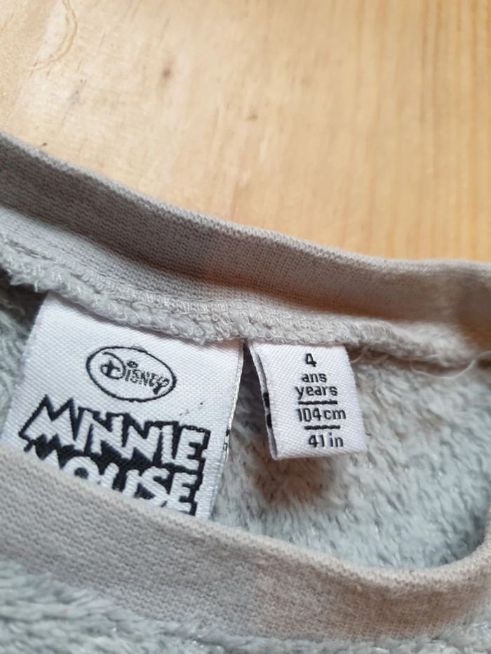 Lot de 2 pyjamas velour 4 ans - photo numéro 3