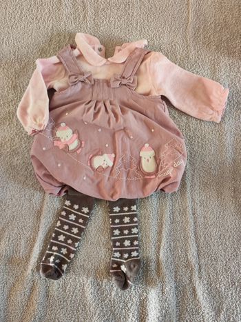 Ensemble robe, sous pull et colant