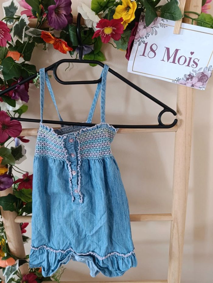 Robe croisée dans le dos 18mois
