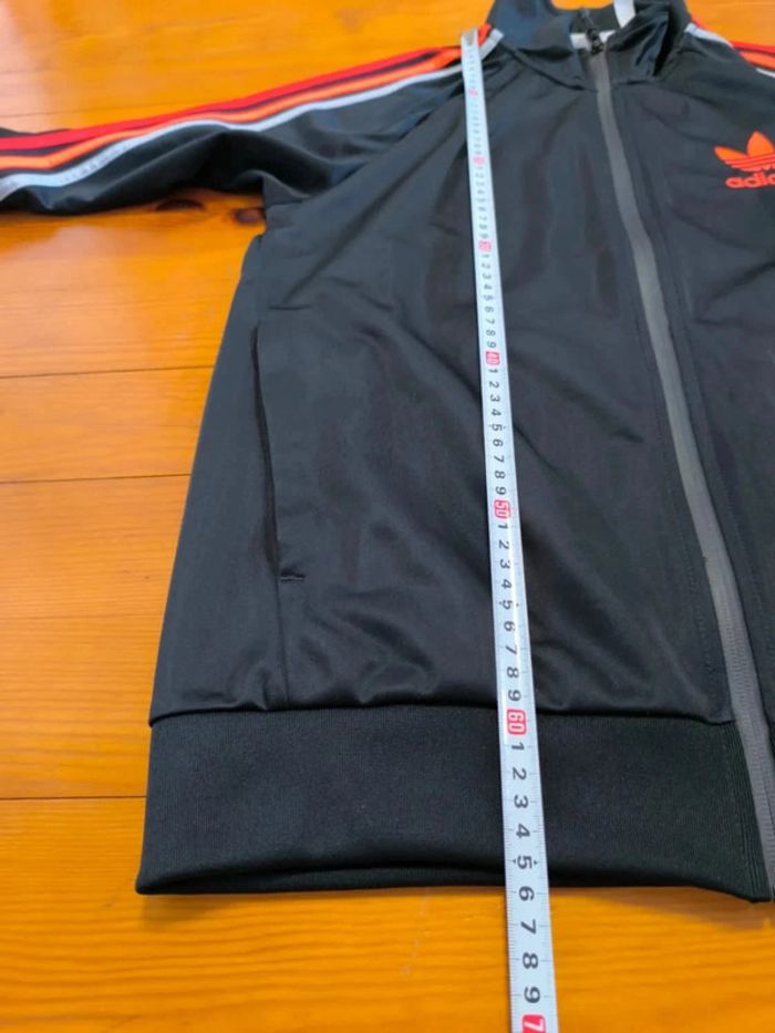 Veste Adidas - Chile 20 - Noir/Rouge/Abricot - Logo brodé - Taille S - photo numéro 10