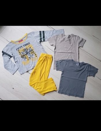 Lot pour la nuit garçon 5ans petit bateau tissaia