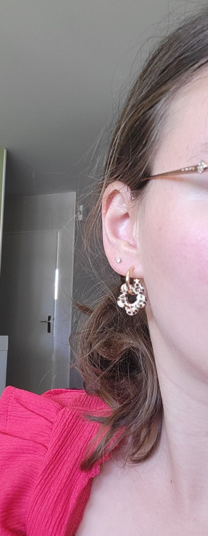 Boucles d'oreilles fleurs - photo numéro 4