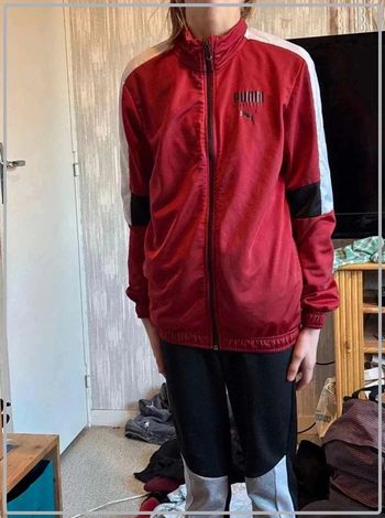 Veste  puma  mixte taille 13-14ans