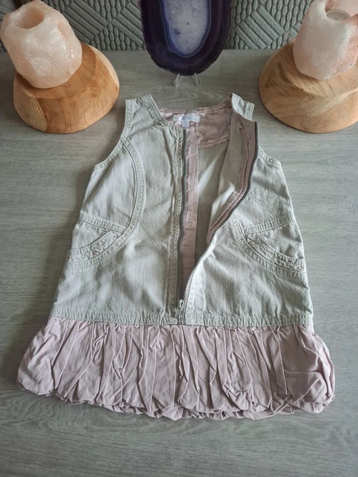 Jolie robe en jean gris 18 mois - photo numéro 4