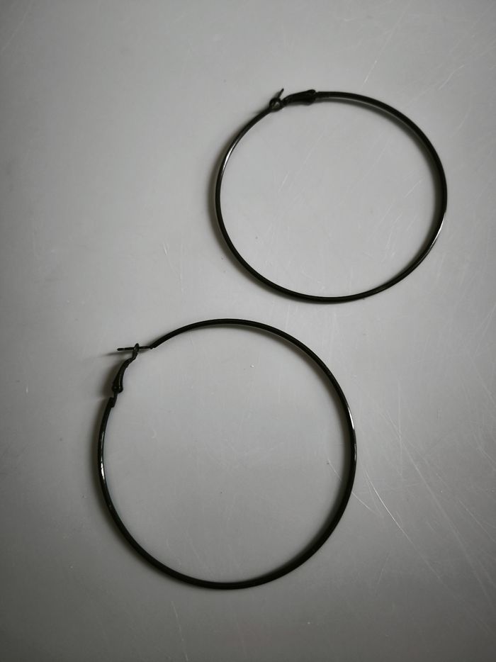 Lot 2 paires boucles d'oreilles rétro - photo numéro 2