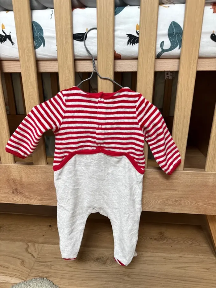 pyjama velours petit renne sergeant major 3 mois - photo numéro 4