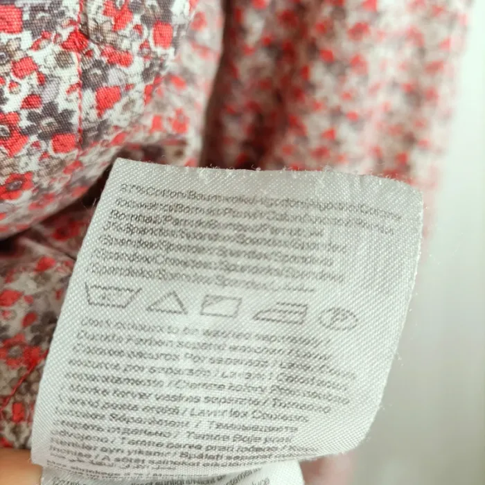 Chemisier à fleurs rouge rose - chemise femme été Vero Moda - L A1211 - photo numéro 7