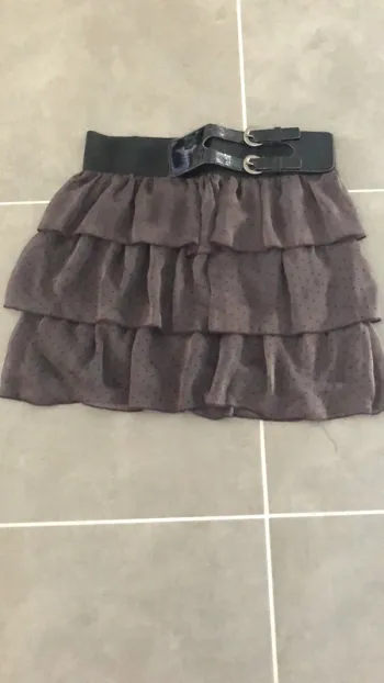 Jupe avec ceinture intégrée