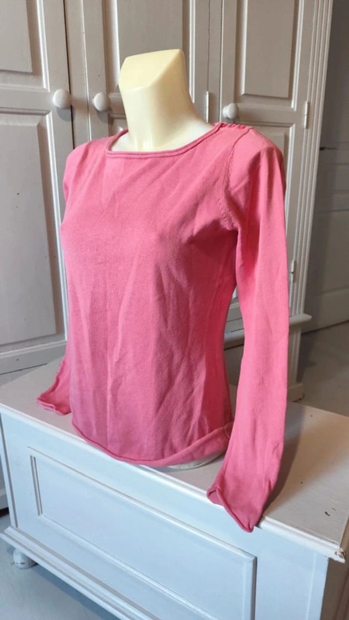 Pull léger rose 38 - Camaïeu - photo numéro 3
