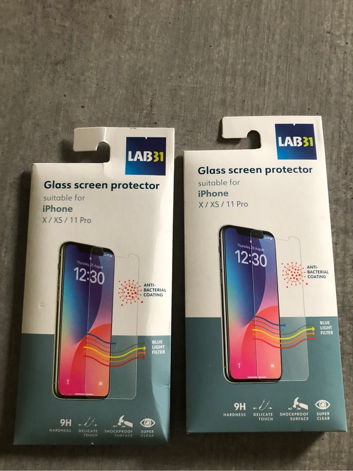 2 Protections  écran iPhone