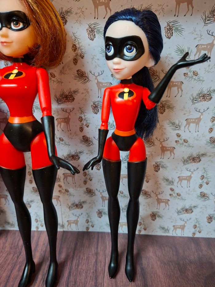 Disney pixar - 3 grandes figurines famille indestructibles 31 cm  environ - photo numéro 4