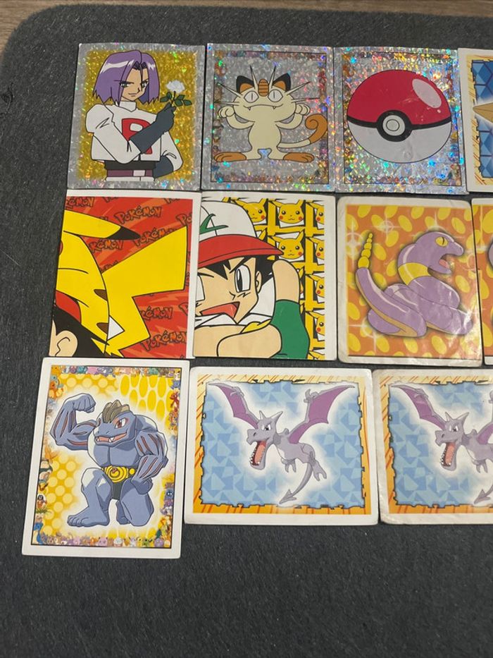 Lot de 20 Cartes Pokémon Merlin Collections 1999 Stickers Vintage Rare - photo numéro 2