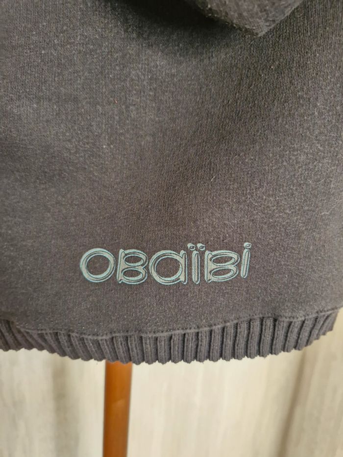 Manteau zippé capuche bébé 12 mois Obaïbi Coton Polyester - photo numéro 4