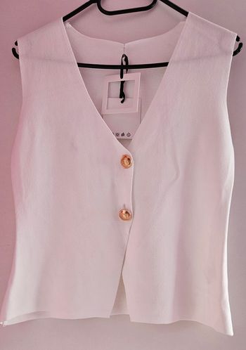 Haut blanc taille unique neuf