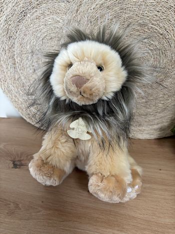 Neuf doudou lion Kenya beige marron histoire d ours 