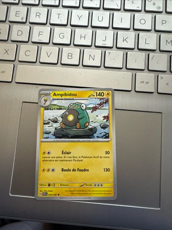 Carte Pokémon Ampibidou 074/167