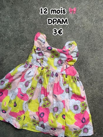 Robe 🎀 12 mois 🎀 Du pareil au même