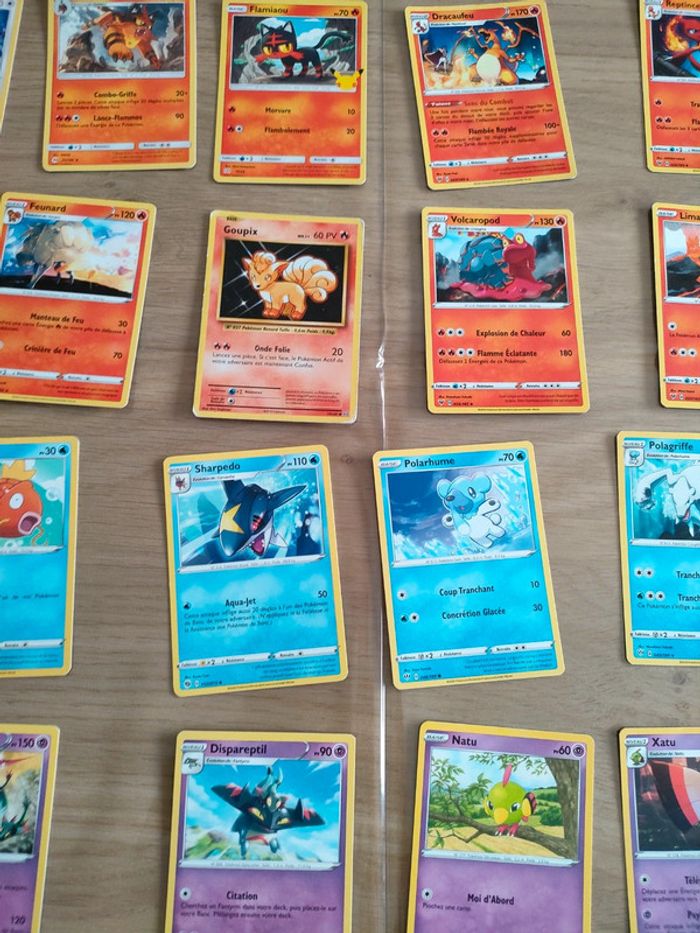 Lot 103 cartes + 5 énergies Pokémon - photo numéro 14