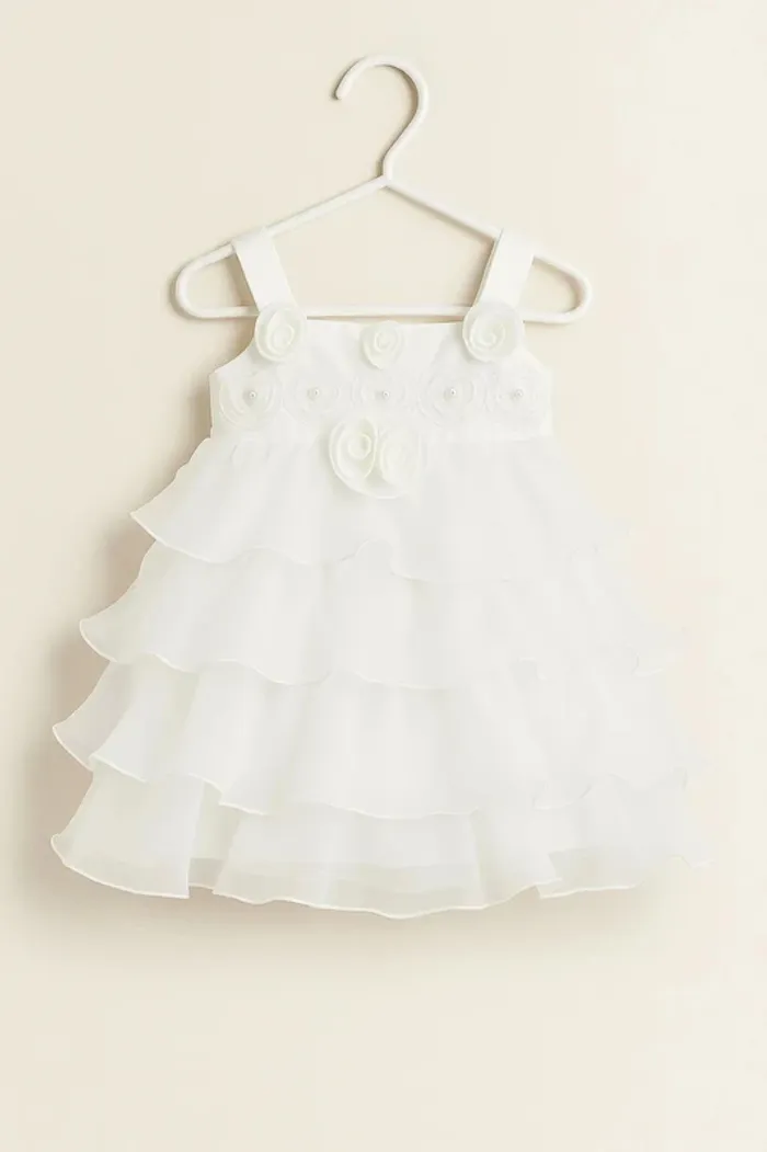 Robe de cérémonie blanche bébé – 12 mois – Boutique indépendante