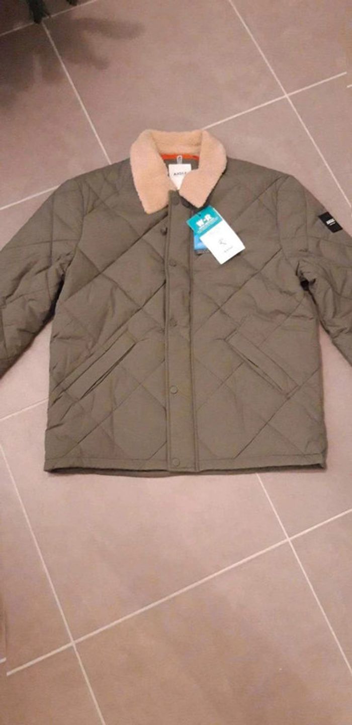 Blouson deperlant aigle vert kaki TL neuf - photo numéro 2