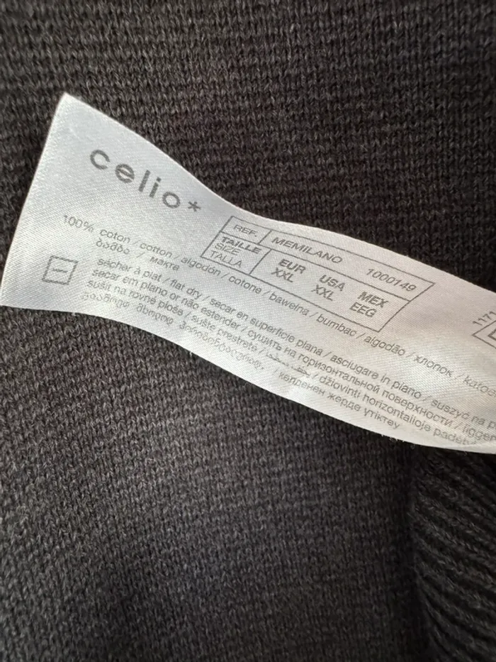 Gilet maille Celio XXL - photo numéro 3