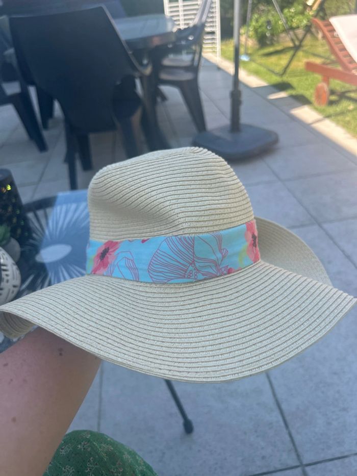 Chapeau de paille 55 cm - photo numéro 2