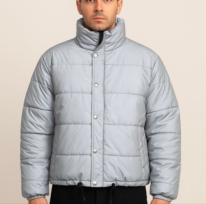 Doudoune courte réfléchissante taille L comme neuve effet lumineux - photo numéro 5