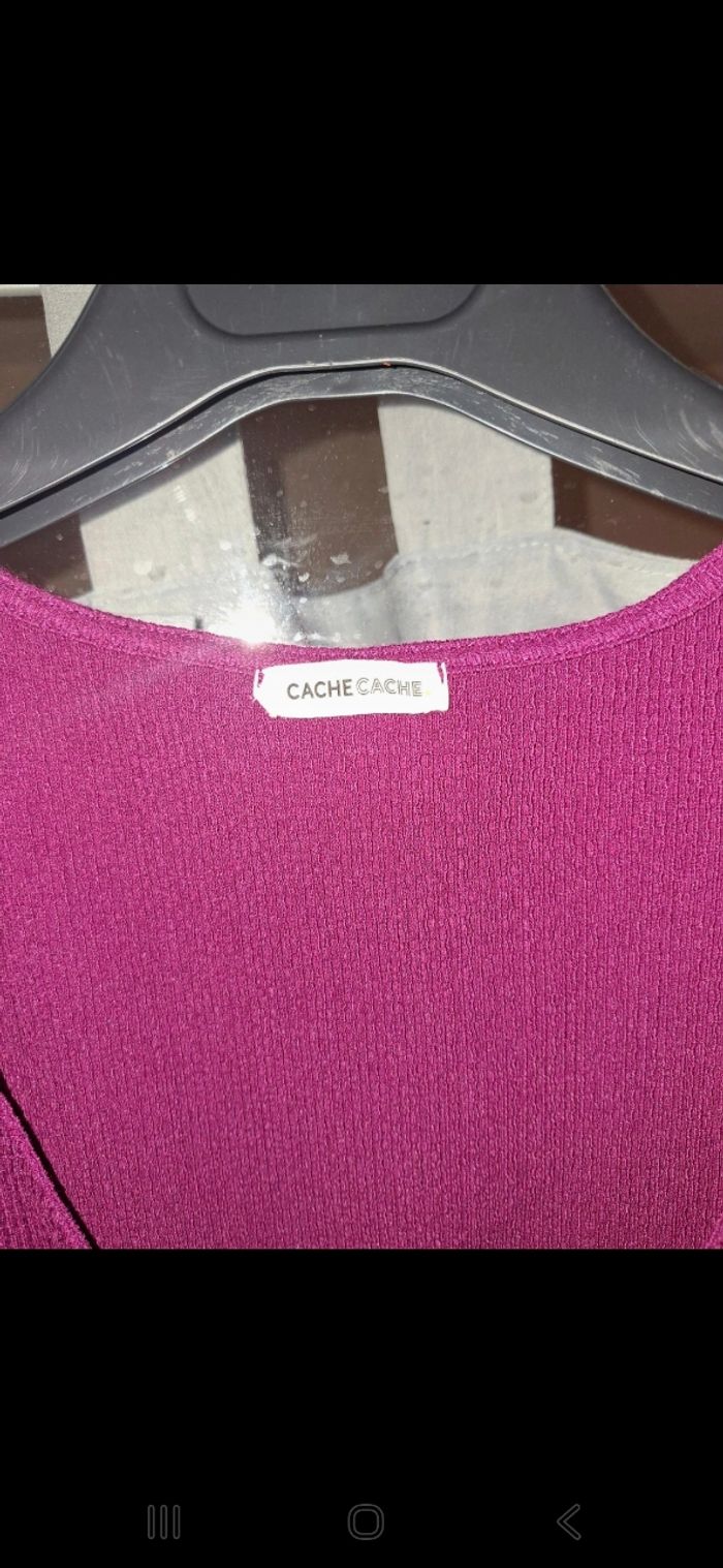 Tee shirt femme cache cache taille L - photo numéro 5