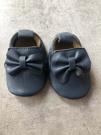 Chaussons en cuir bébé