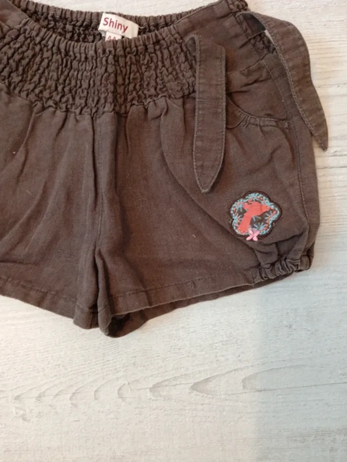 Short fille marron 4 ans - photo numéro 3