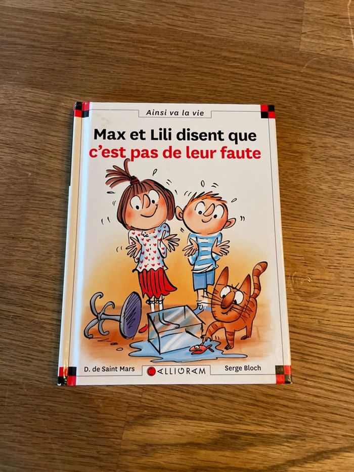 Livre Max et LiLi Numéro 119 Max et Lili disent que c’est pas de leur faute