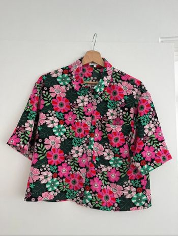 Chemise vintage à motifs