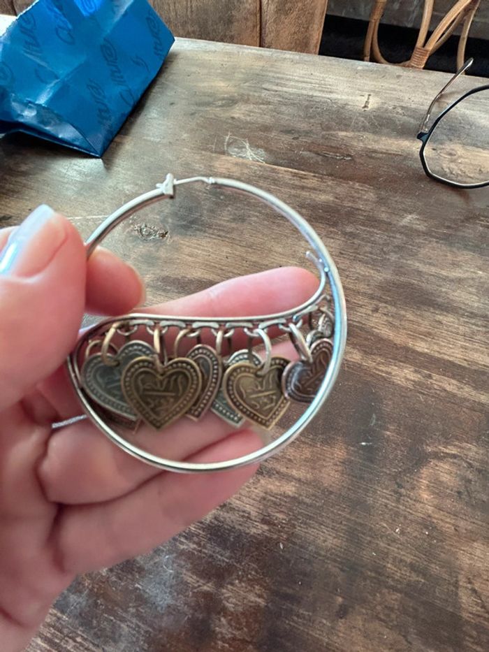 Créoles réminiscence en argent - photo numéro 2