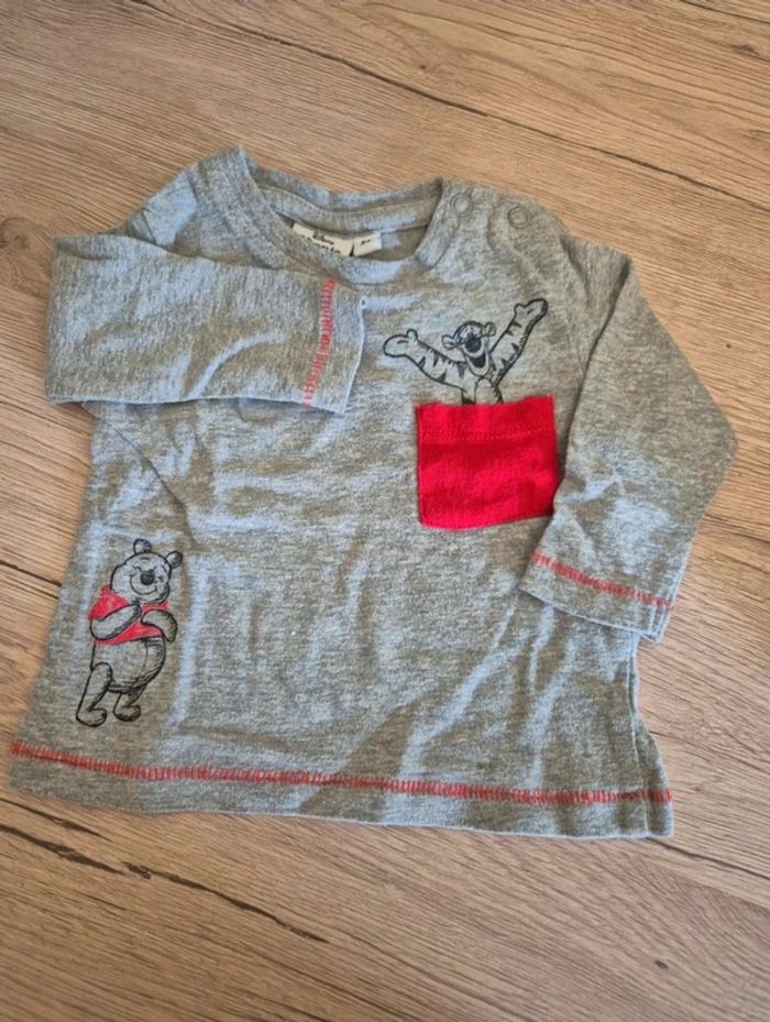 T-shirt manches longues 1-3 mois