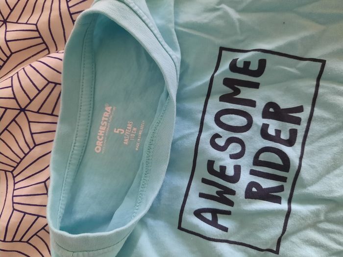 Tee-shirt turquoise Orchestra 5A - photo numéro 3